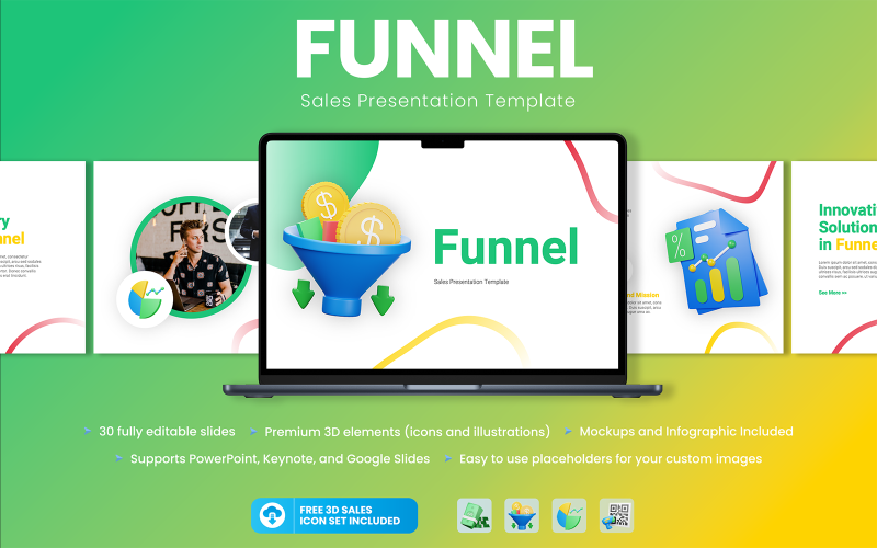 Funnel - Modello di presentazioni Google per presentazioni di vendita