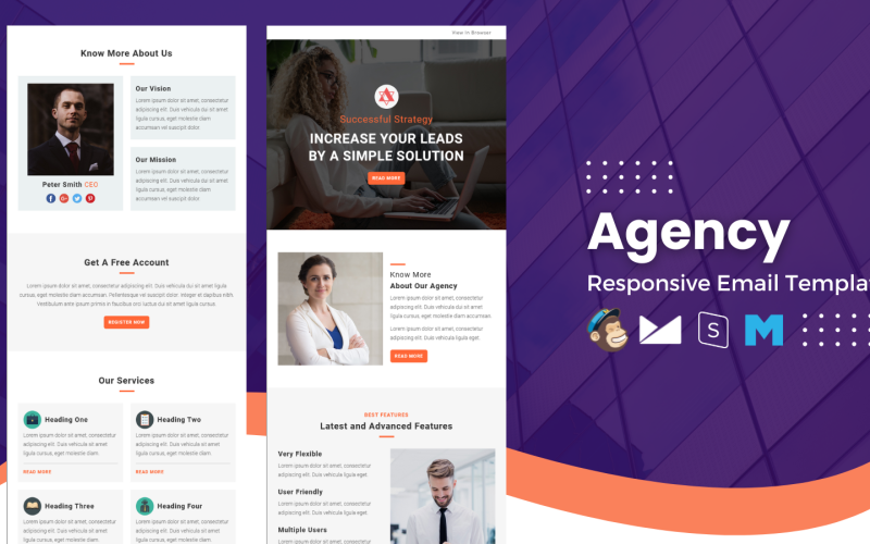 Agency – Multipurpose Responsive Email Mall