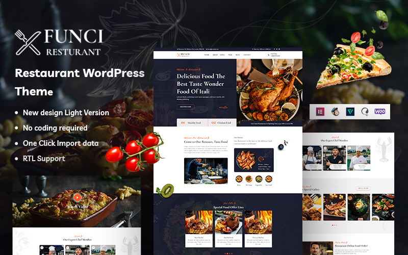 Funci - Téma WordPress restaurace