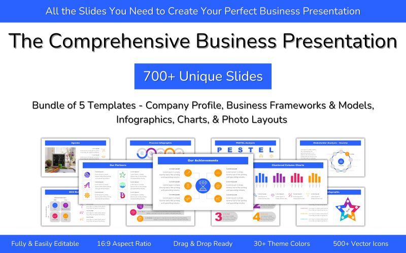 综合业务Presentation template