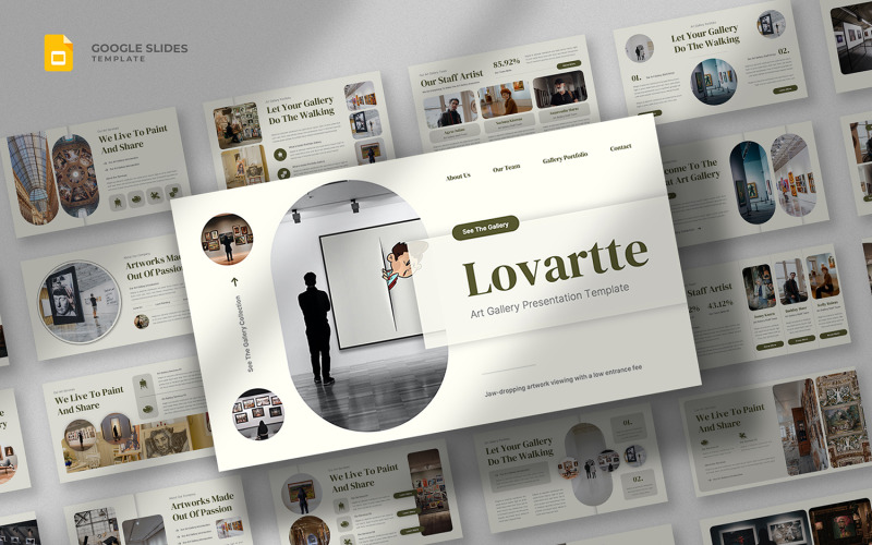 Lovartte - Konstgalleri Google Slides Mall