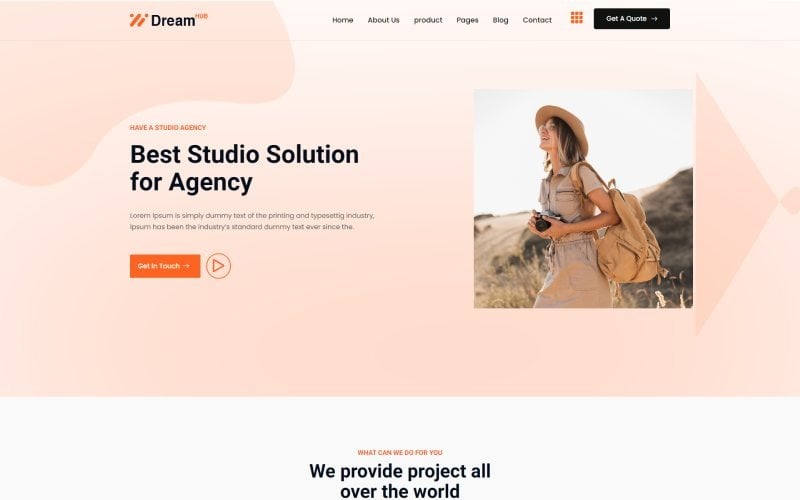 Dreamhub Studio解决方案代理HTML5模板