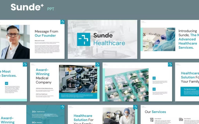 Sunde - Plantilla médica Powerpoint