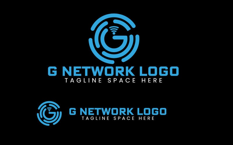 G网络品牌标识模板