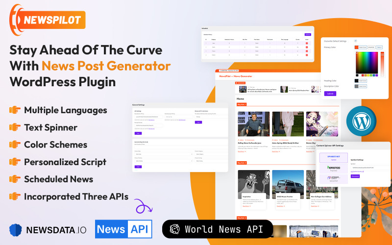 NewsPilot AI - Plugin WordPress per la generazione automatica di post di notizie
