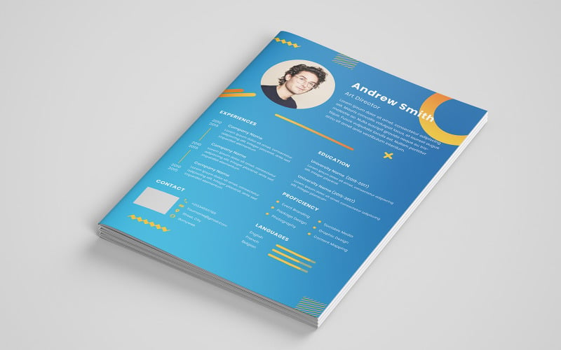 Printable very easy Resume Template