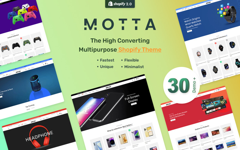Motta -新一代Shopify Theme多功能操作系统.0