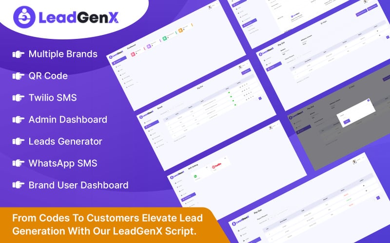 LeadGenX -基于推荐的潜在客户生成平台