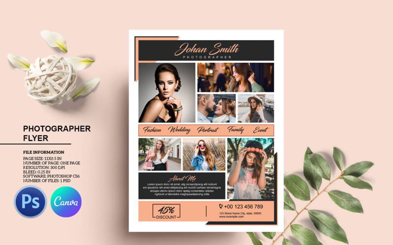 Photography Business Flyer Template