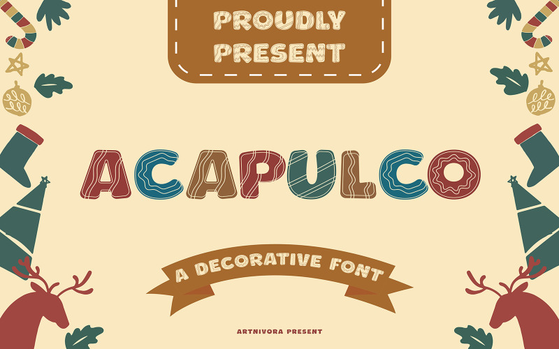 Acapulco - Decorative Font