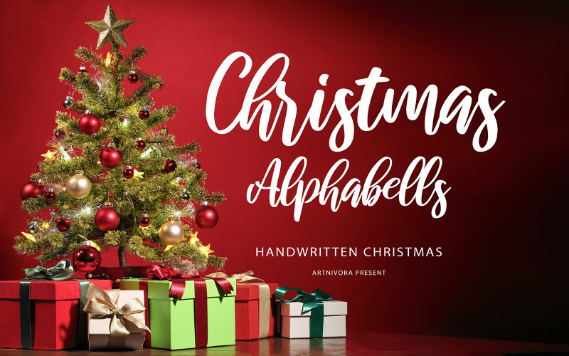 Christmas Alphabells - Handwritten Font