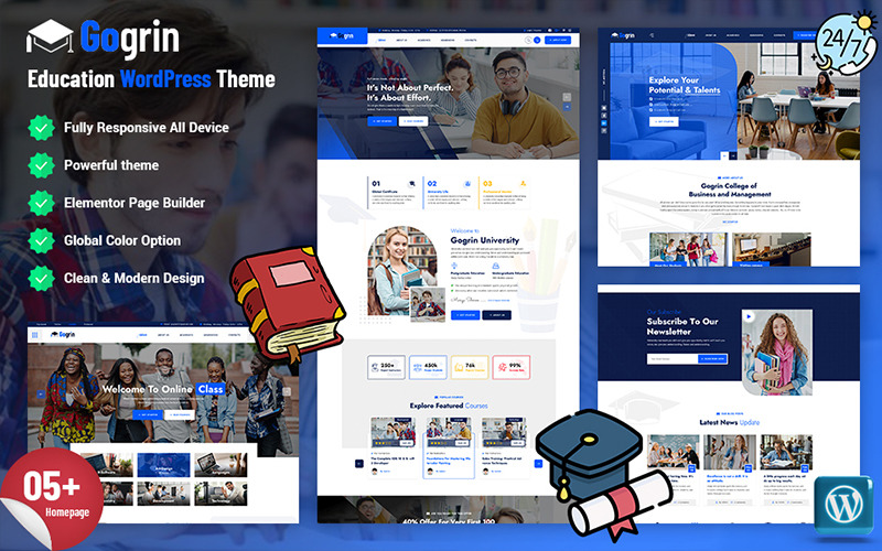 Gogrin - Eğitim WordPress Teması