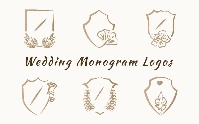 Wedding Monogram Pro Logo Pack