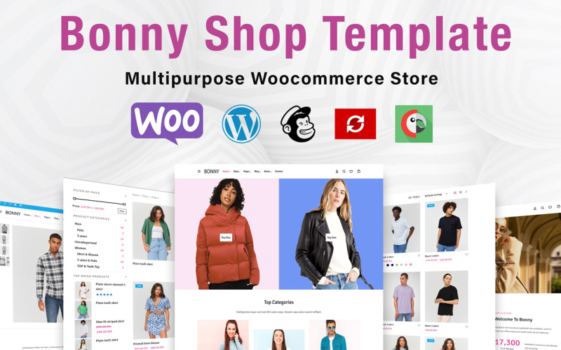 Bonny Shop Woocommerce-Vorlage