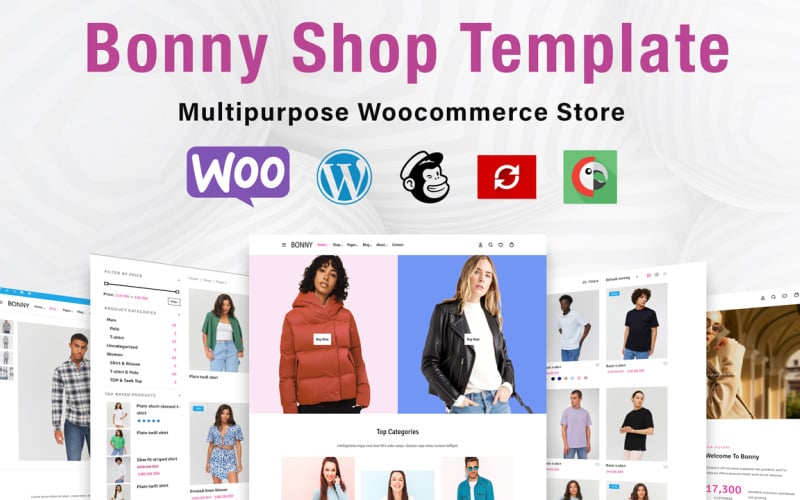 WooCommerce Bonny Shop模板