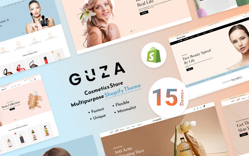 Guza -多功能Shopify Theme OS 2.0 нового поколения