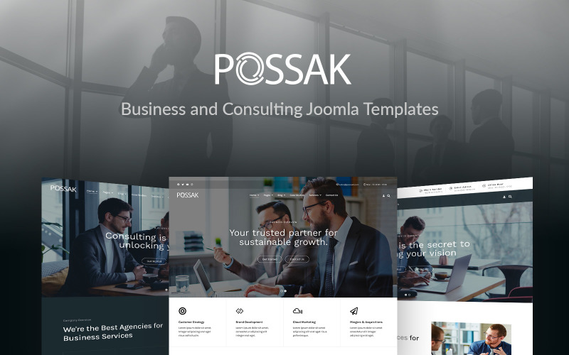Possak - Joomla商业和咨询模式