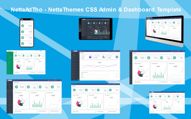 NettaAdTho – NettaThemes CSS-Admin- und Dashboard-Vorlage