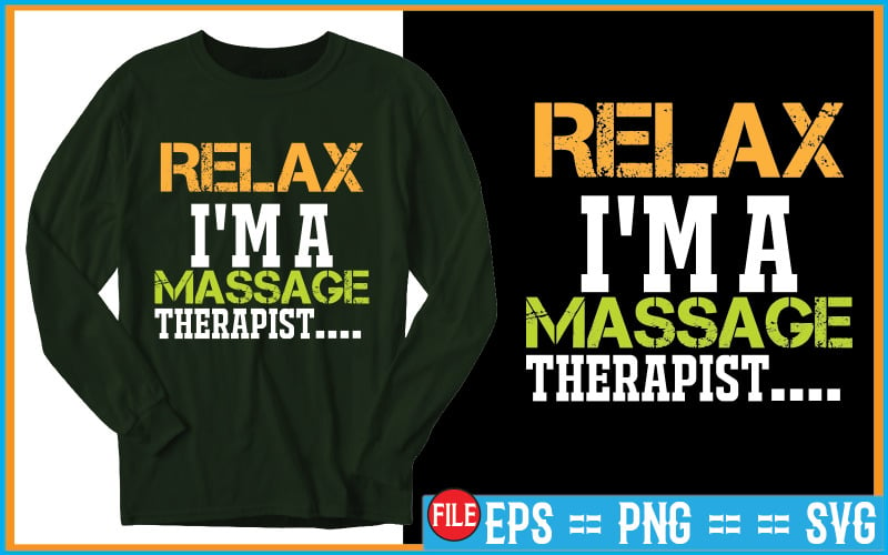 Ontspan, ik ben een massagetherapeut