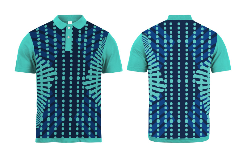 Polo-T-Shirt-Vorlagendesign