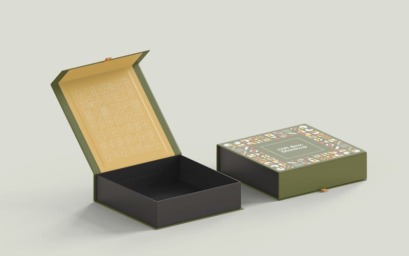 PSD礼品盒模型Vol 01
