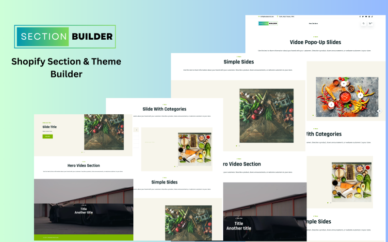 Section Builder – Shopify Section & Theme Builder