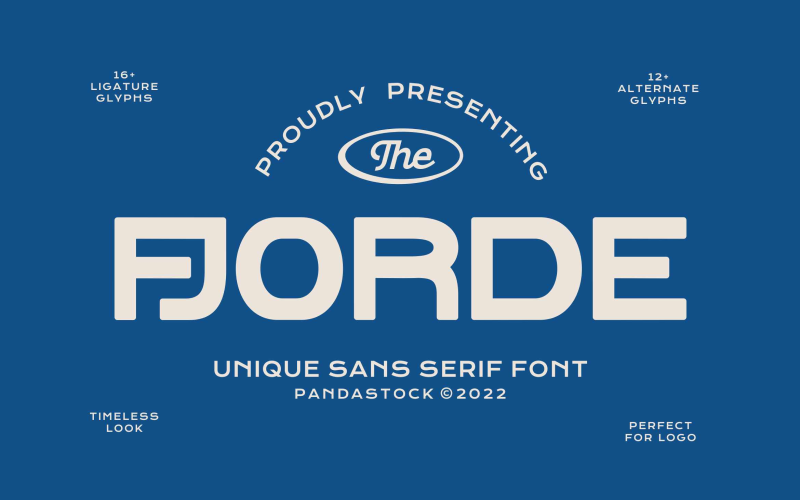 Fjorde -花哨的字体风格
