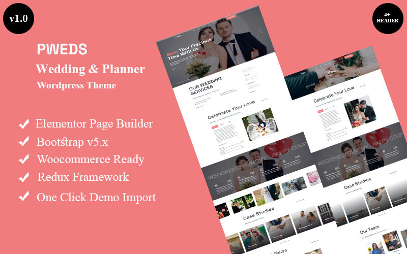 Pweds - Wedding & Planner Wordpress téma