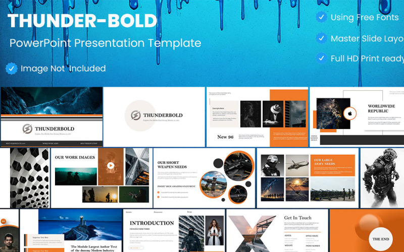 Thunder-Bold PowerPoint Presentation Template