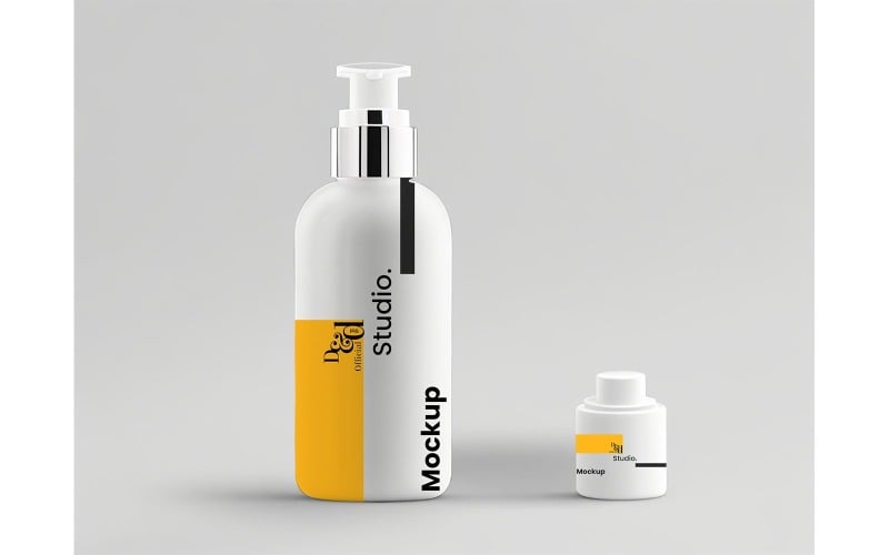 化妆品分配器瓶子模型-化妆品分配器瓶子模型