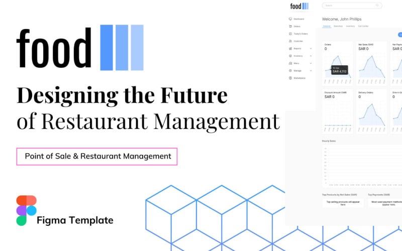 食物iii - POS和餐厅管理UX Figma模板