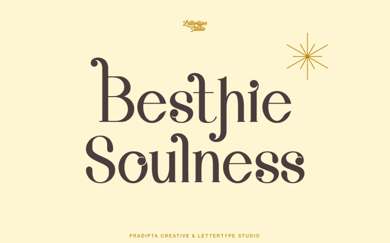 Besthie Soulness 豪华衬线字体