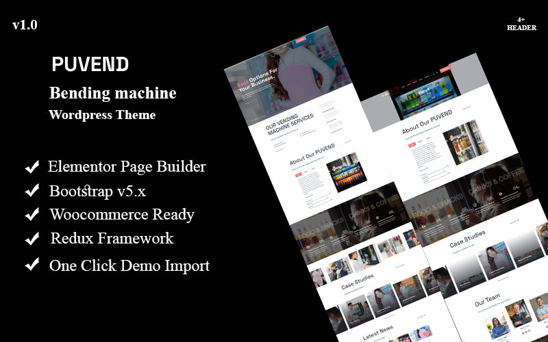 Puvend - Thème Wordpress pour distributeur automatique