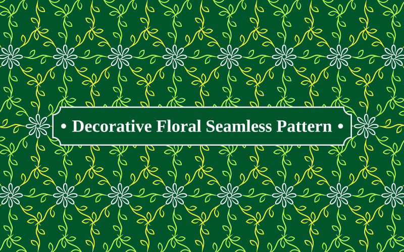 Flatterno - Decorative Floral Seamless Pattern