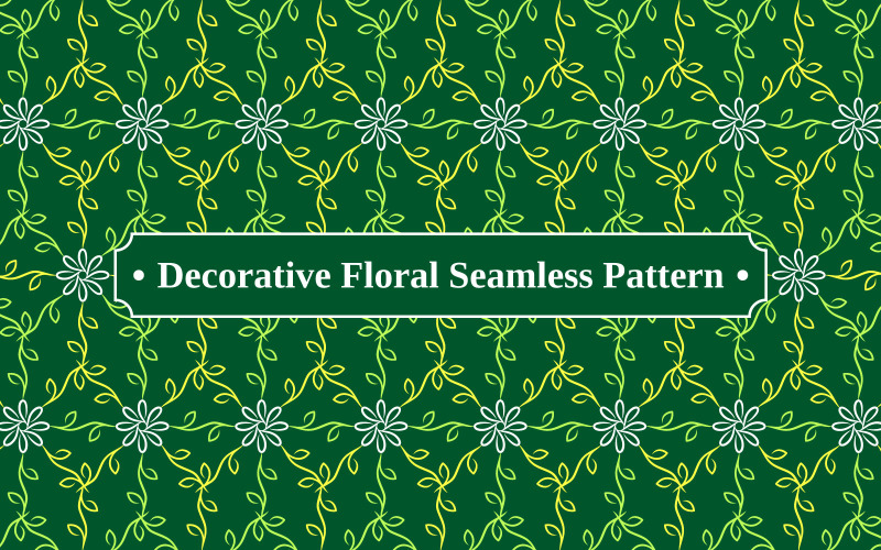 Flatterno - dekoratives, nahtloses Blumenmuster