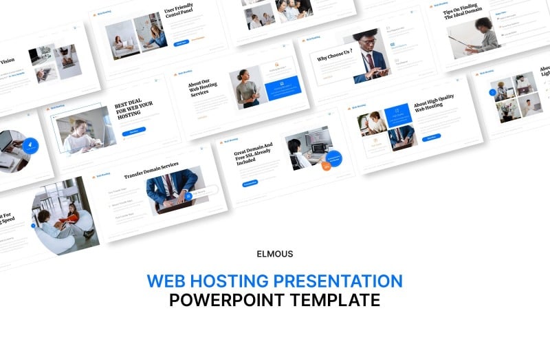 Webhosting-Powerpoint-Vorlagenpräsentation