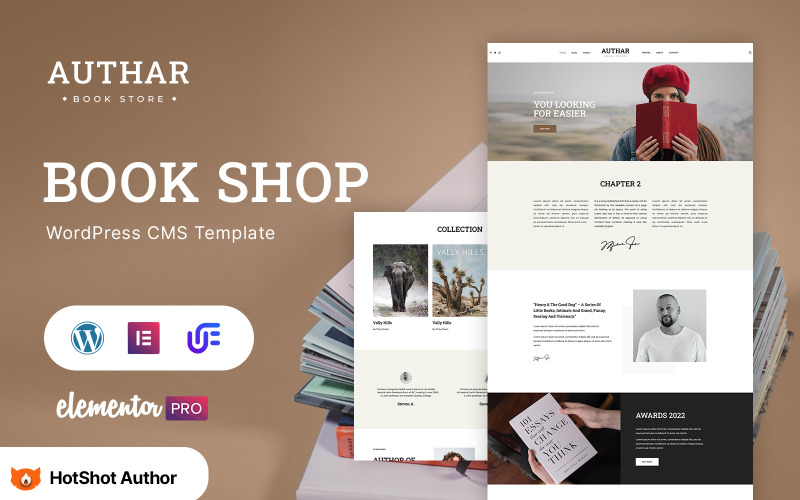 Authar – Book Author WordPress Elementor Theme