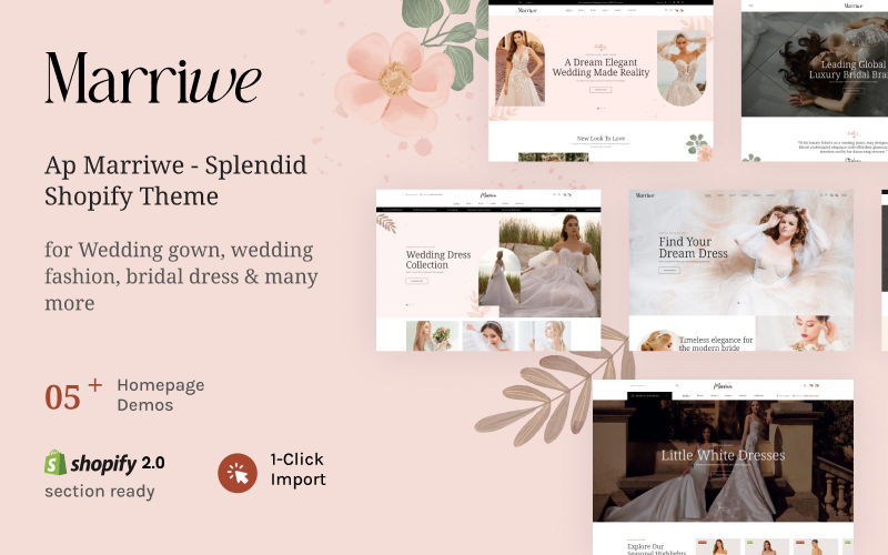 Ap Marriwe – Hochzeitskleid-Shopify-Theme