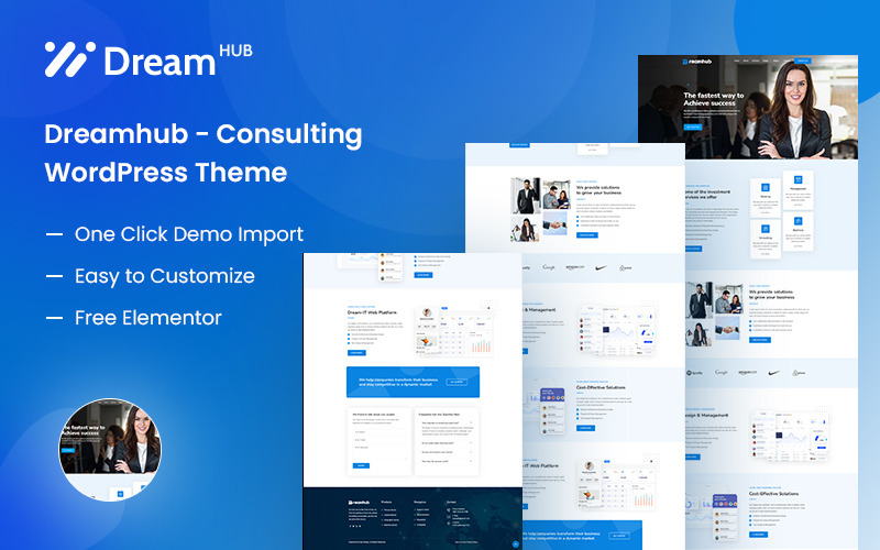 Téma WordPress Consulting DreamHub