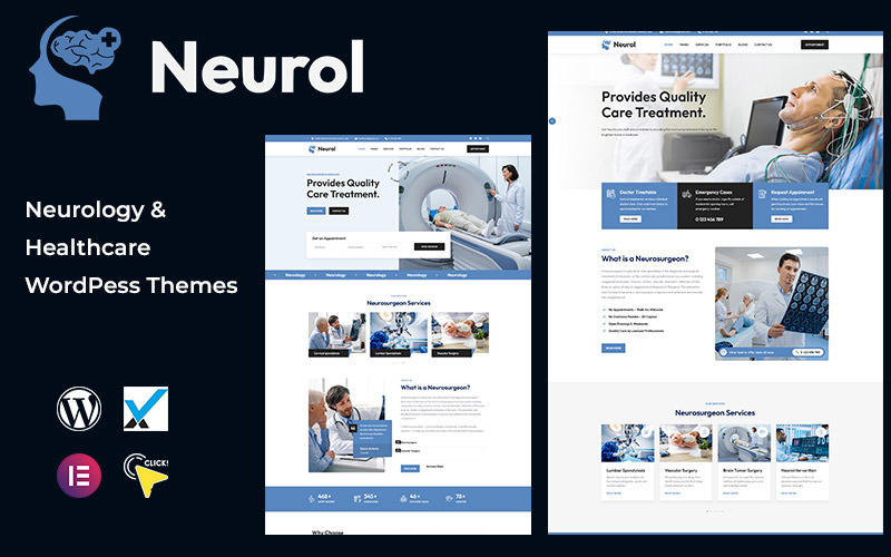 Neurol -神经学和健康WordPress主题