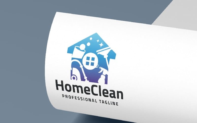 家庭清洁专业服务标志