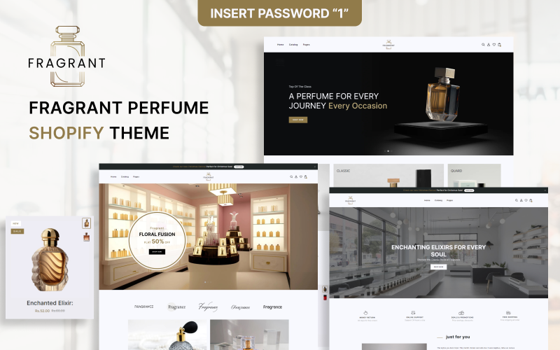 Doftande - Parfymer , Dofter och Deos Shopify Responsive Website Theme