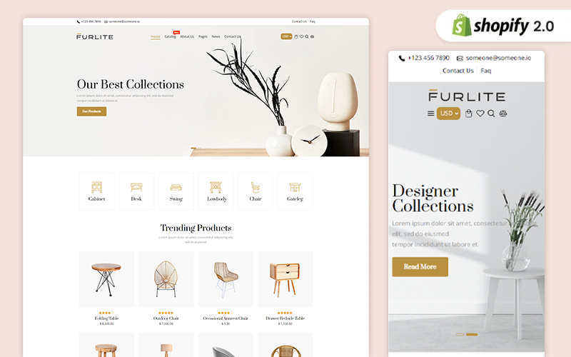 Furlite - Tema Shopify per negozi di mobili
