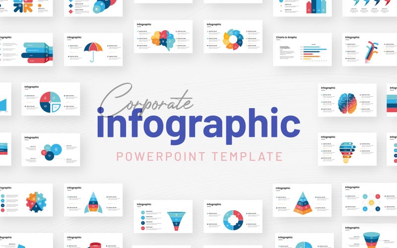 Infographic PowerPoint elrendezés