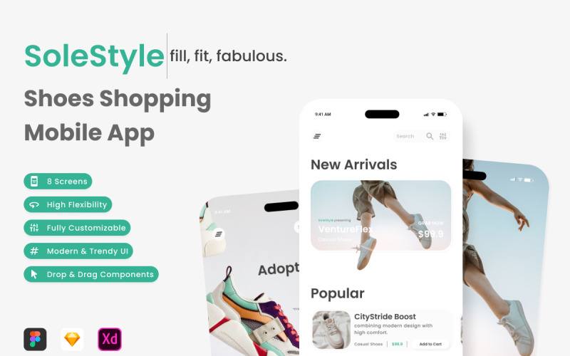 SoleStyle - Application mobile d'achat de chaussures