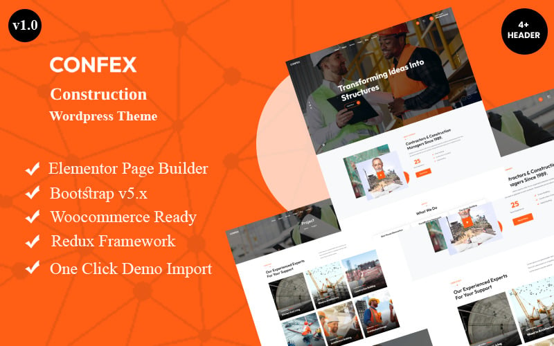 Confex – Bau-WordPress-Theme