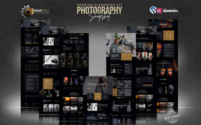 快照:Elementor Pro高级摄影模板套件