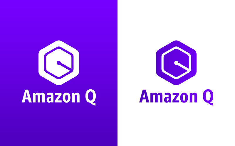 Generativní AI Powered Amazon Q logo