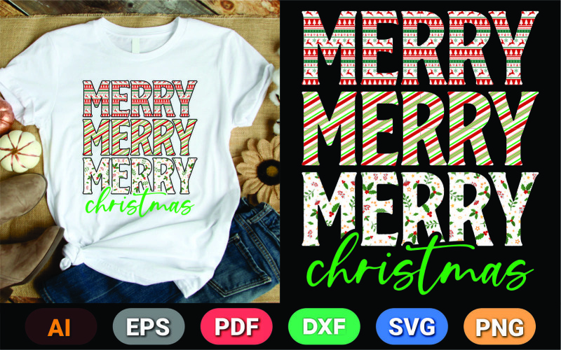 Design de camiseta Feliz Feliz Feliz Natal