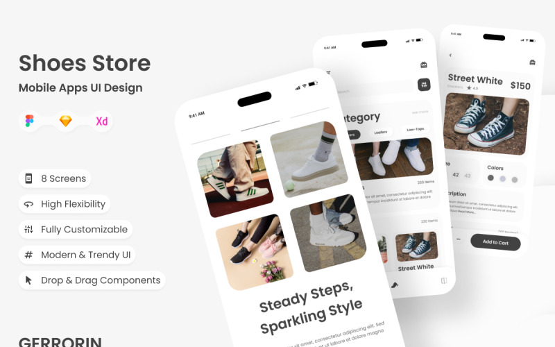 Gerrorin - Shoes Store Mobile App